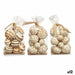 Комплект Декоративни Топки Gift Decor 8 8 Бял Кафяв 14 x 31