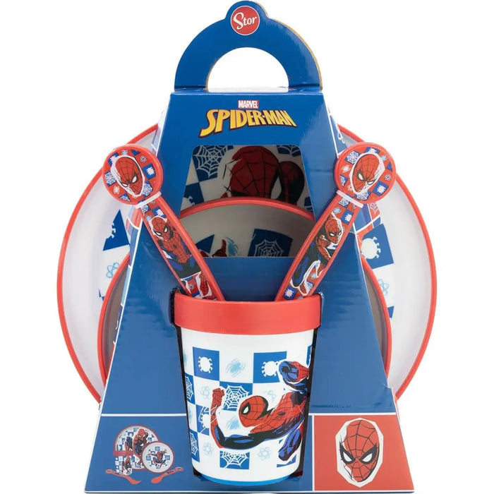 Комплект Детски Пособия Spider-Man CZ11308 Пластмаса (5