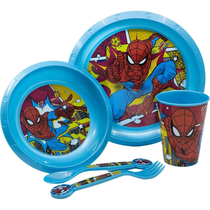 Комплект Детски Пособия Spider-Man CZ11313 Пластмаса (5