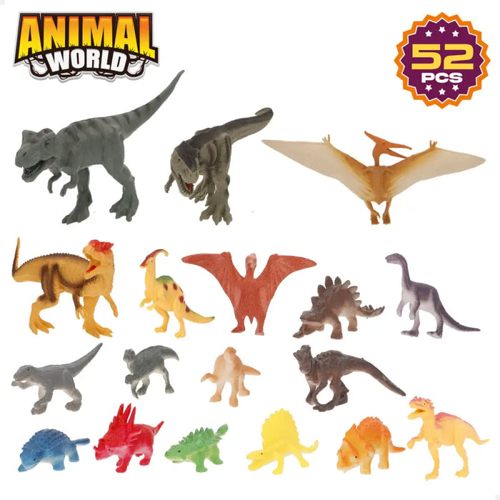 Комплект Динозавъра Colorbaby 20 x 12 x 7 cm 52 Части 4 броя