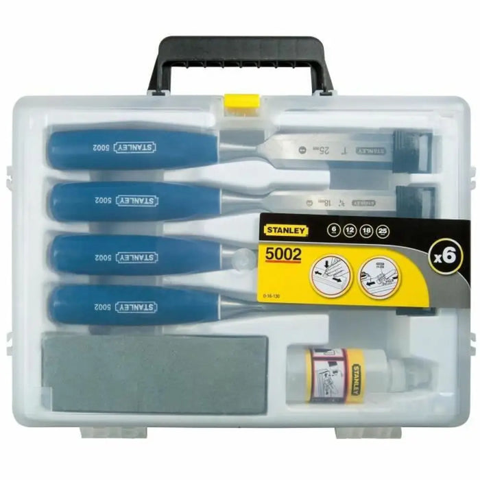 Комплект длето Stanley 5002 Дървен 6 12 18 25 mm 4 Части