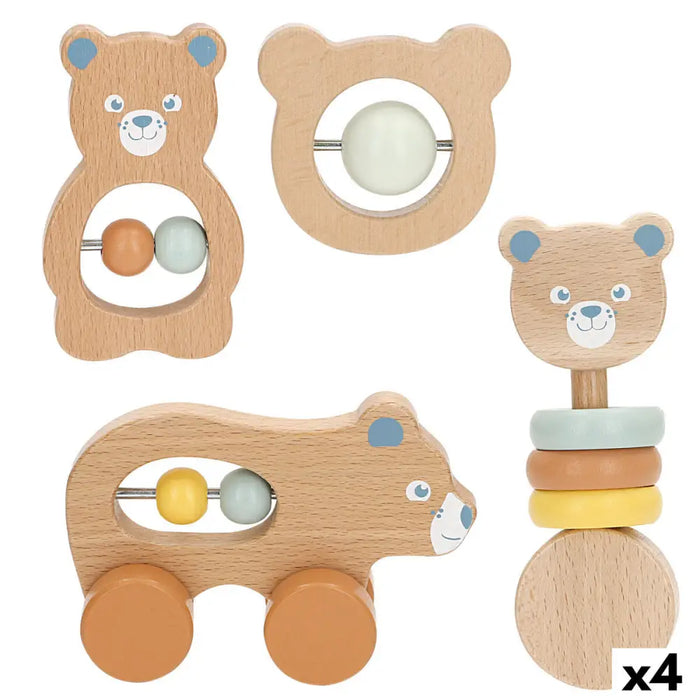 Комплект дрънкалки Woomax 13,5 X 9,5 X 4,5 CM (4 броя)