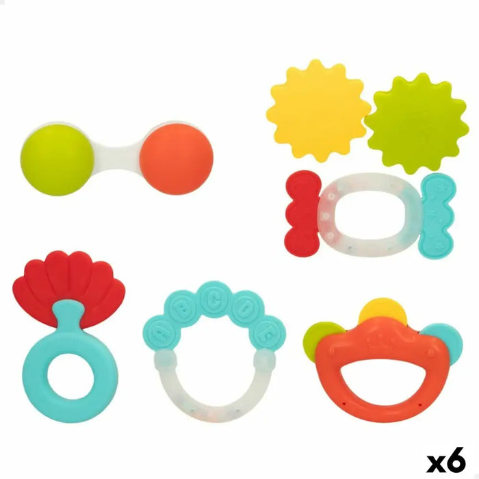 Комплект дрънкалки Colorbaby 6 Части 12,5 x 1,5 x 6,5 cm (6