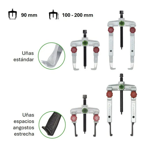 Комплект Екстрактори KUKKO 2 Крака