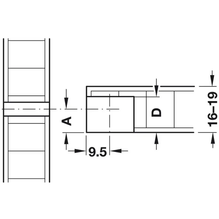 КОМПЛЕКТ ЕКСЦЕНТРИК RAFIX-SE КАФЯВ HÄFEL