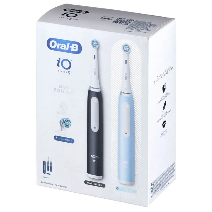 Комплект електрически четки за зъби Braun Oral B iO 3 DUO