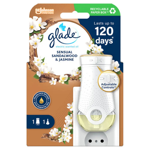 КОМПЛЕКТ ЕЛЕКТРИЧЕСКИ ДОЗАТОР САНДАЛОВО ДЪРВО 20 ML GLADE