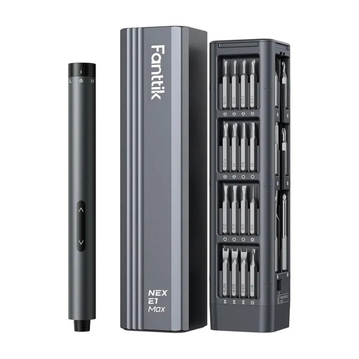Комплект електрически отвертки Fanttik E1 Max 3.7V (сиви)
