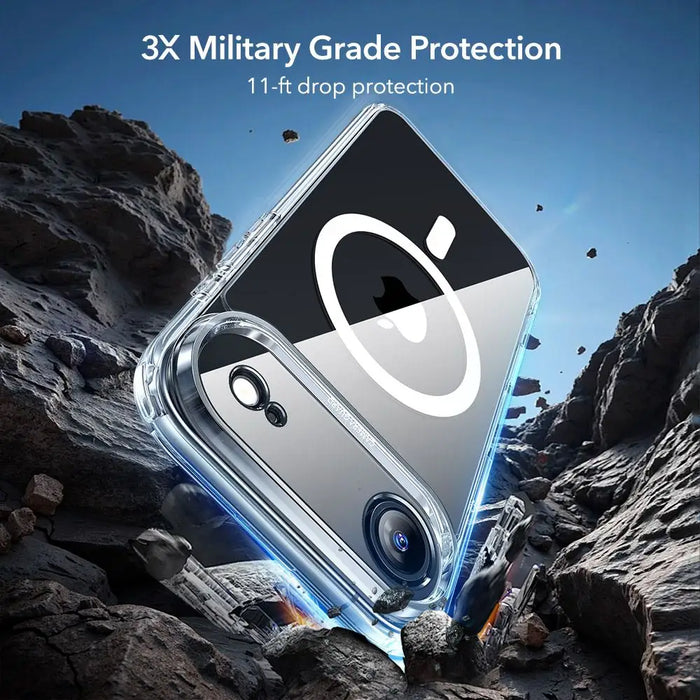 Комплект ESR Classic Hybrid MagSafe + закалено стъкло