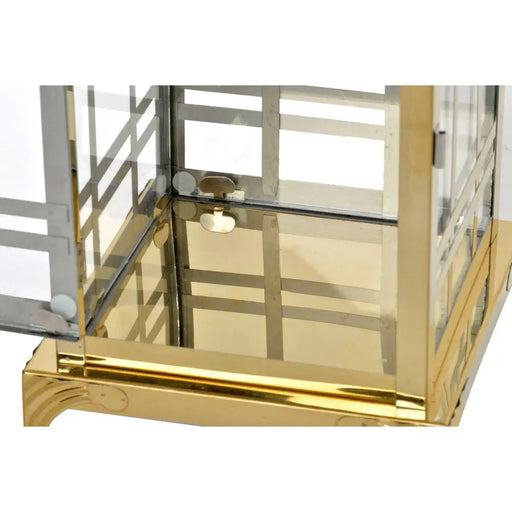 Комплект фенери DKD Home Decor Златен Метал Кристал 22 x 22