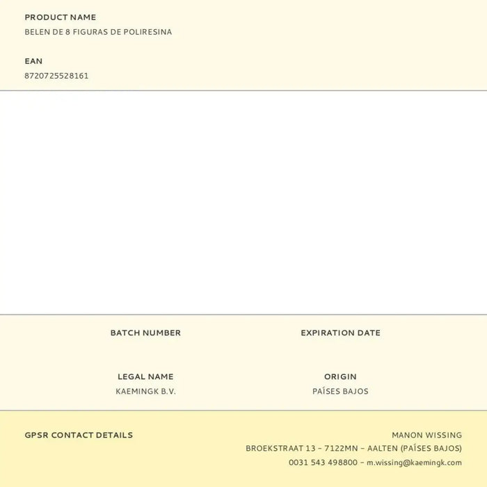 Комплект фигури KSD Многоцветен Полирезин (8 Части)