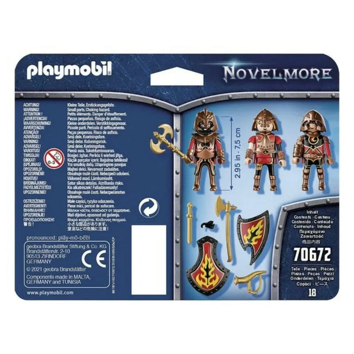 Комплект фигури Novelmore Fire Knigths Playmobil 70672 (18