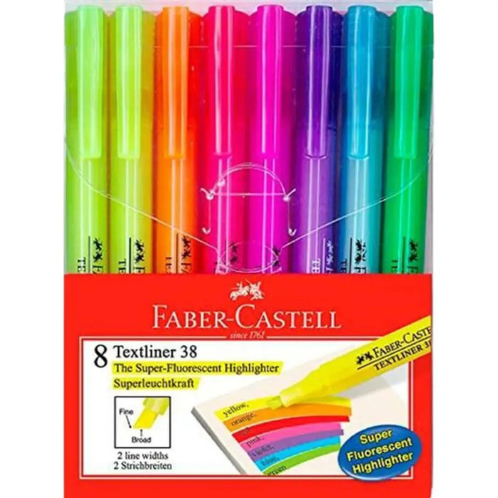 Комплект Флуоресцентни Маркери Faber-Castell Textliner 38 5