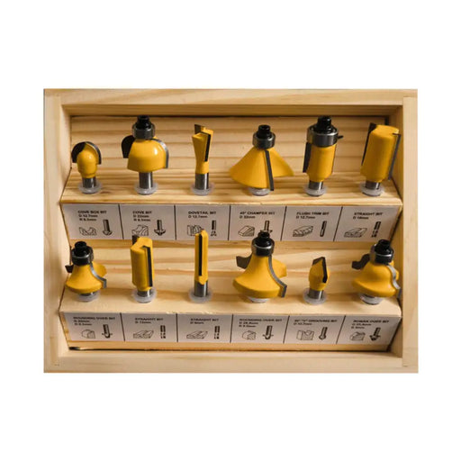 КОМПЛЕКТ ФРЕЗЕРИ 12 БРОЯ NEXTOOL Drax-A12