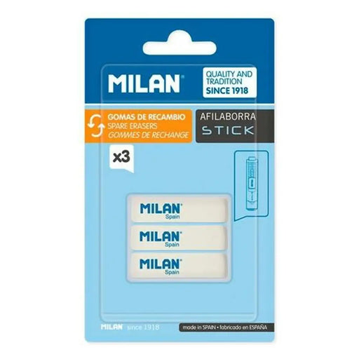 Комплект Гумички Milan AFILABORRA STICK Бял 3 Части (12