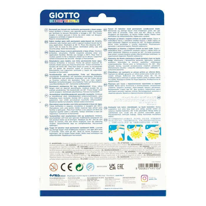 Комплект Химикали с Филц Giotto F49490000 Многоцветен (12