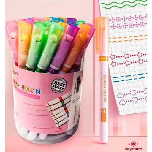 Комплект Химикали с Филц Roymart Cenefa Roll’N 36 Части