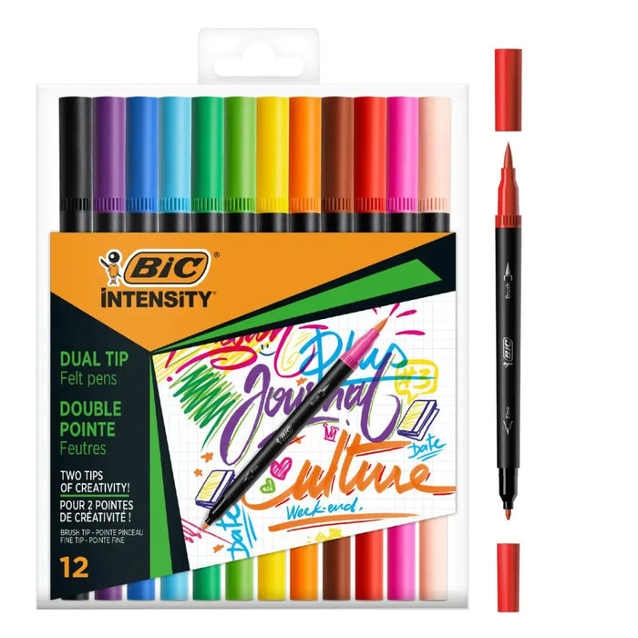 Комплект Химикали с Филц Bic Intensity 12 Части Многоцветен