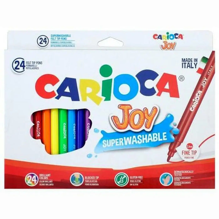 Комплект Химикали с Филц Carioca JOY Многоцветен 24 Части