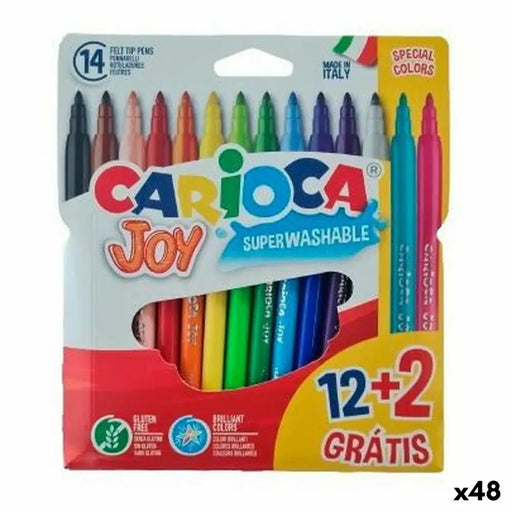 Комплект Химикали с Филц Carioca JOY Многоцветен 12 Части
