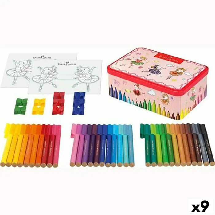 Комплект Химикали с Филц Faber-Castell Connector Метална