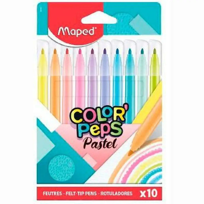 Комплект Химикали с Филц Maped Color’ Peps Многоцветен 10