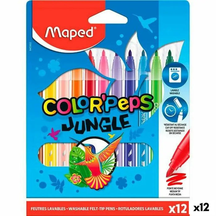 Комплект Химикали с Филц Maped COLOR´PEPS JUNGLE