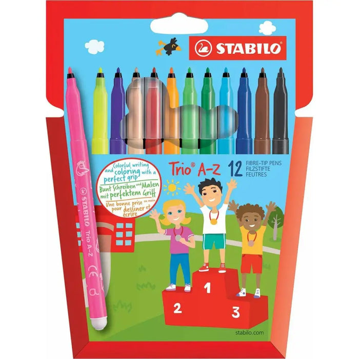 Комплект Химикали с Филц Stabilo Trio AZ Многоцветен (6