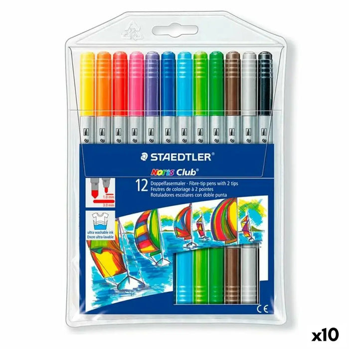 Комплект Химикали с Филц Staedtler Noris Club Двойно