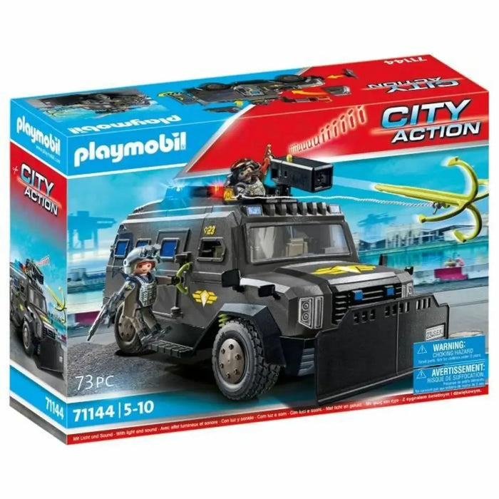 Комплект играчки Playmobil Police car City Action Пластмаса