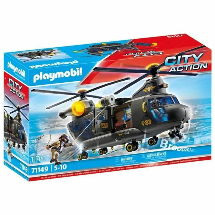 Комплект играчки Playmobil Police Plane City Action