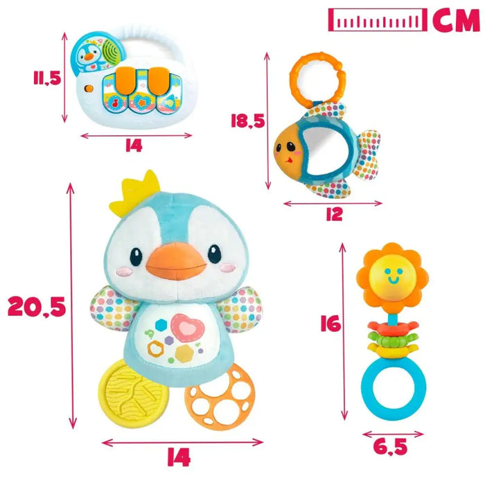 Комплект Играчки за Бебета Winfun 14 x 20,5 x 7,5 cm (4