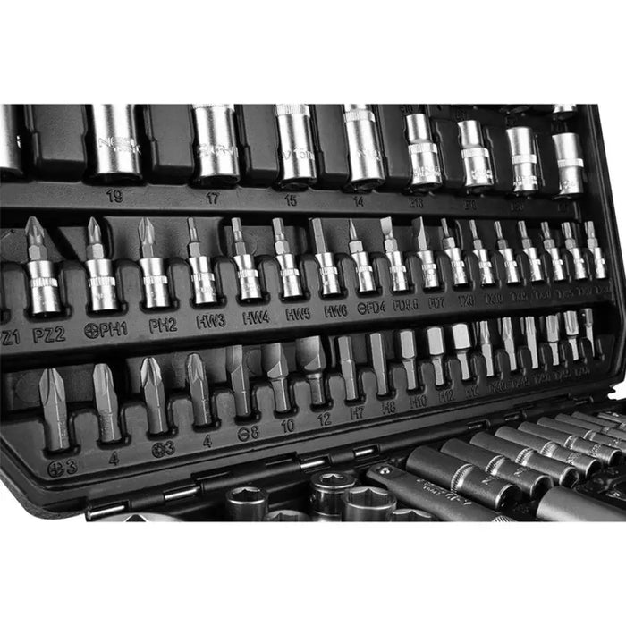 КОМПЛЕКТ ИНСТРУМЕНТИ 110 ЧАСТИ 1/2’’И 1/4’’ NEO 10-211