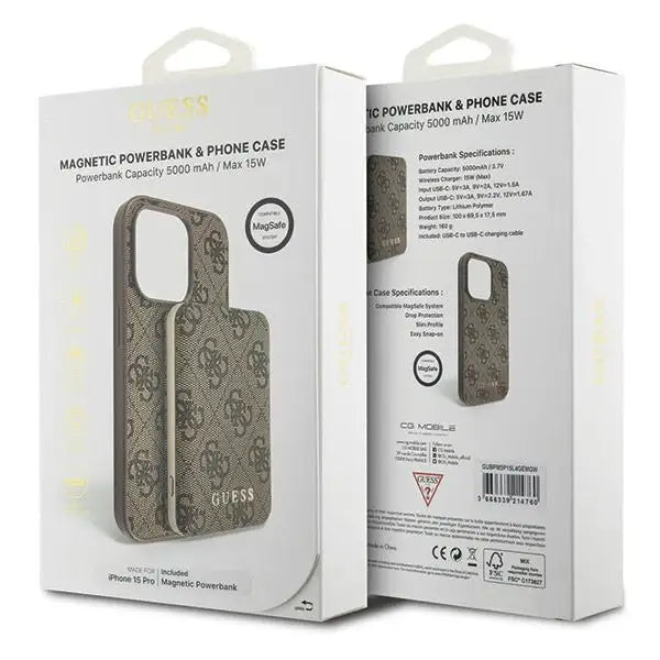 Комплект кейс Guess 4G Metal Logo за iPhone