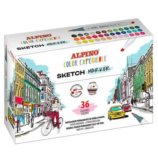Комплект Химикали с Филц Alpino Sketch Marker Двойно