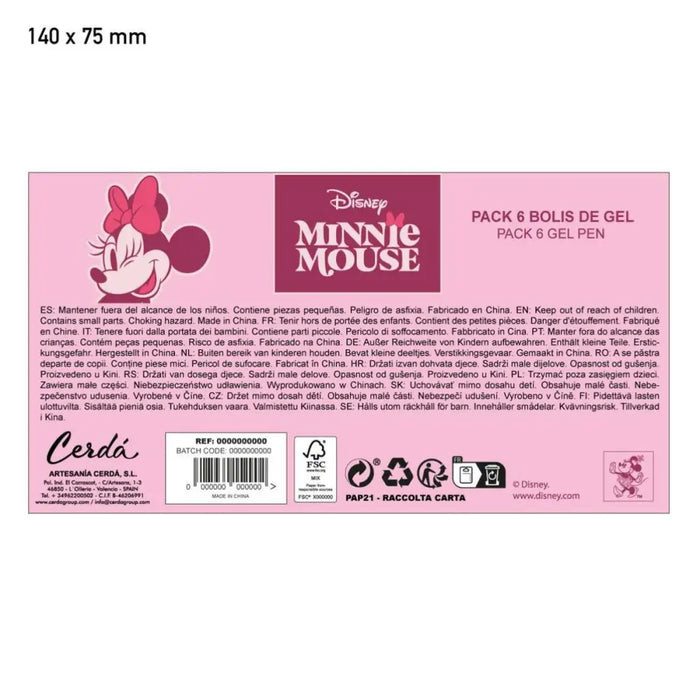 Комплект Химикали Minnie Mouse Розов