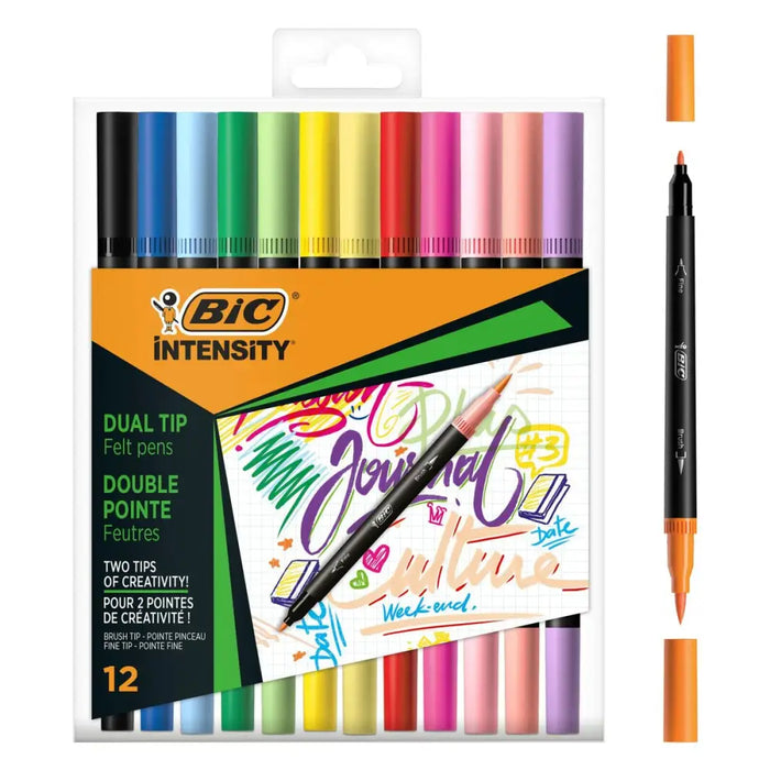 Комплект Химикали с Филц Bic Intensity 12 Части Многоцветен