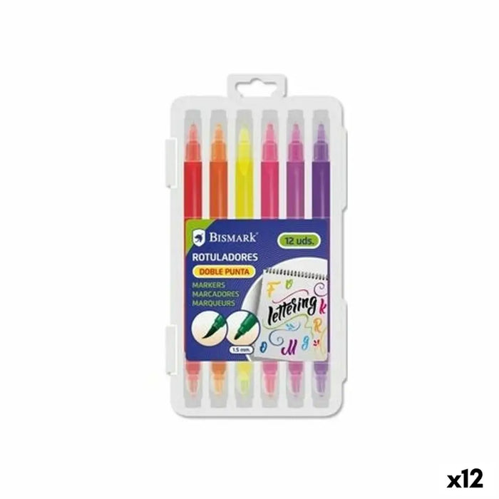 Комплект Химикали с Филц Bismark LETTERING Многоцветен 12