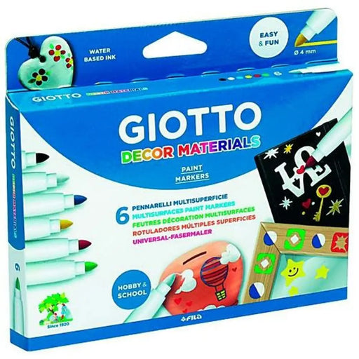 Комплект Химикали с Филц Giotto Многоцветен 6 Части (6 броя)