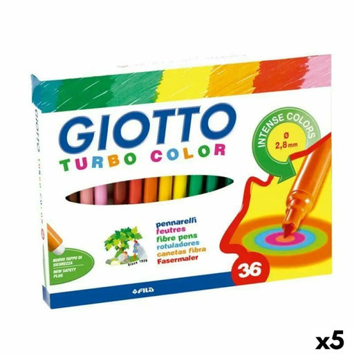 Комплект Химикали с Филц Giotto Turbo Color Многоцветен (5