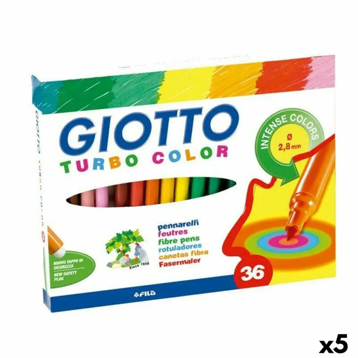 Комплект Химикали с Филц Giotto Turbo Color Многоцветен (5