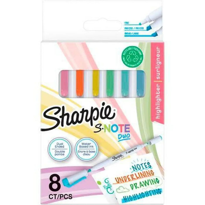 Комплект Химикали с Филц Sharpie S-NOTE DUO Многоцветен