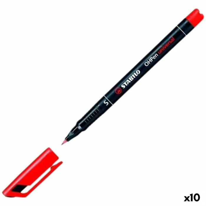 Комплект Химикали с Филц Stabilo OHPEN UNIVERSAL Черен 0,4