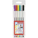 Комплект Химикали с Филц Stabilo Pen 68 Brush Многоцветен