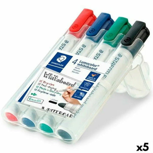 Комплект Химикали с Филц Staedtler Lumocolor Бяла дъска 4