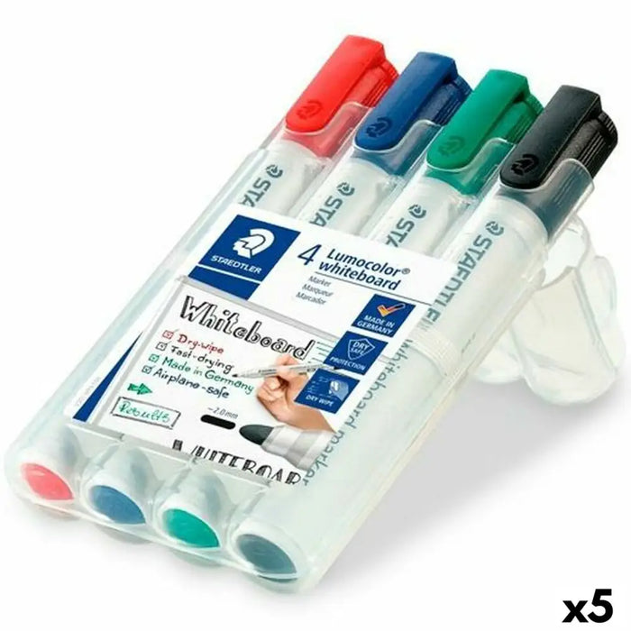 Комплект Химикали с Филц Staedtler Lumocolor Бяла дъска 4