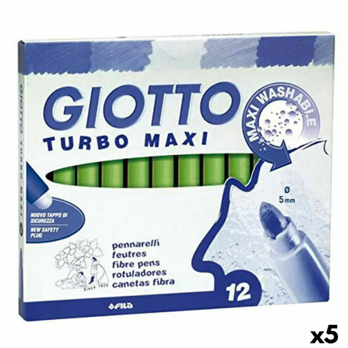 Комплект Химикали с Филц Giotto Turbo Maxi Светло Зелено (5