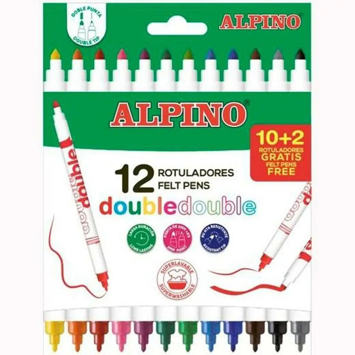 Комплект Химикали с Филц Alpino Double Многоцветен 12 Части
