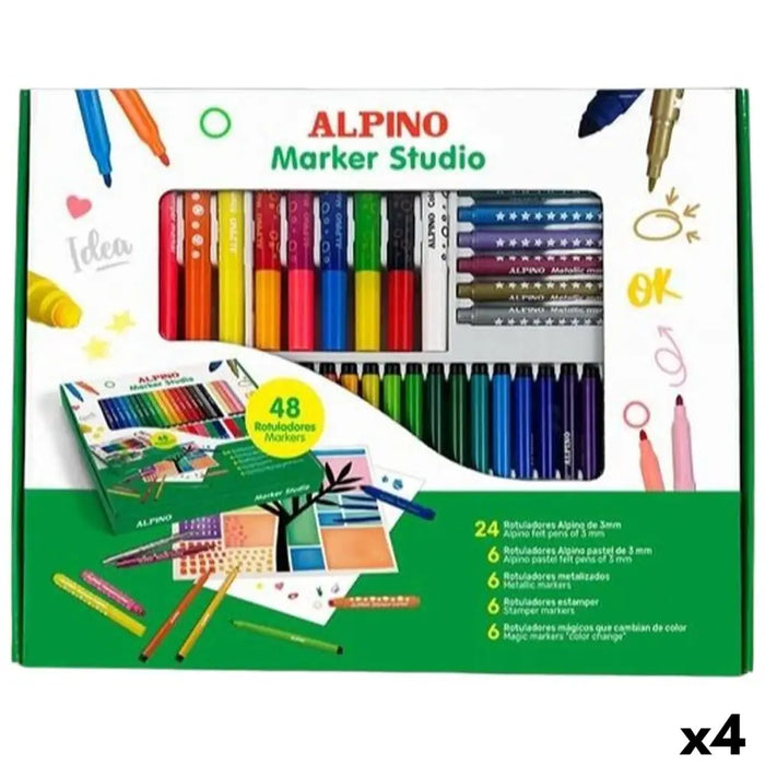 Комплект Химикали с Филц Alpino MARKER STUDIO Многоцветен