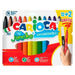 Комплект Химикали с Филц Carioca JUMBO Многоцветен 12 Части